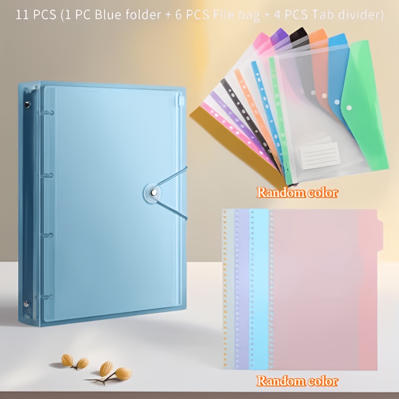 11Pcs A4 Loose Leaf Folder Set - Document Scanner Portable 评论和价格