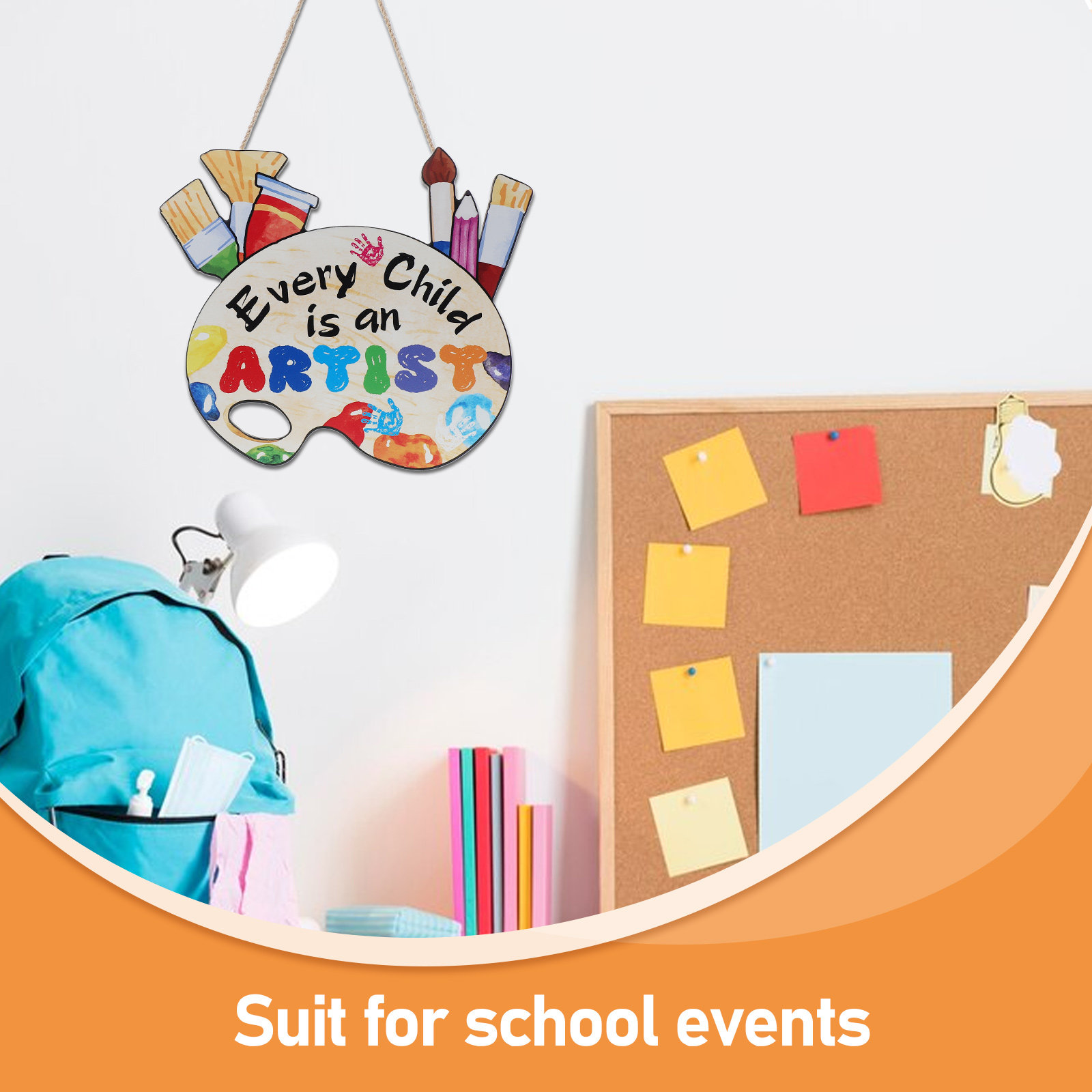 Wooden Classroom Wall Sign – C - Home Office Or 评论和价格