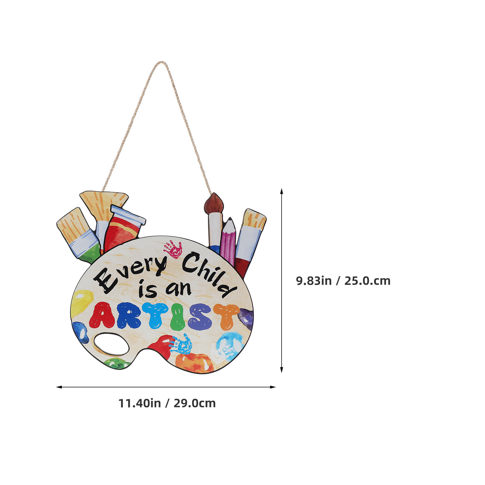 Wooden Classroom Wall Sign – C - Home Office Or 评论和价格