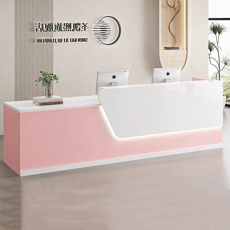 Beauty Home Reception Desk Lux - Home Office Logo 评论和价格