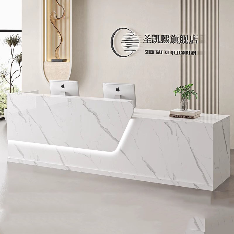 Beauty Home Reception Desk Lux - Home Office Logo 评论和价格
