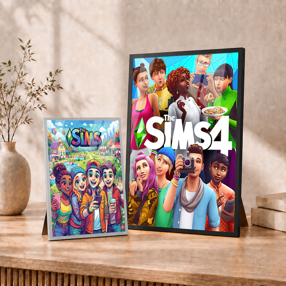 The Sims Metal Posters With Al - Home Office Room Inspiration 评论和价格