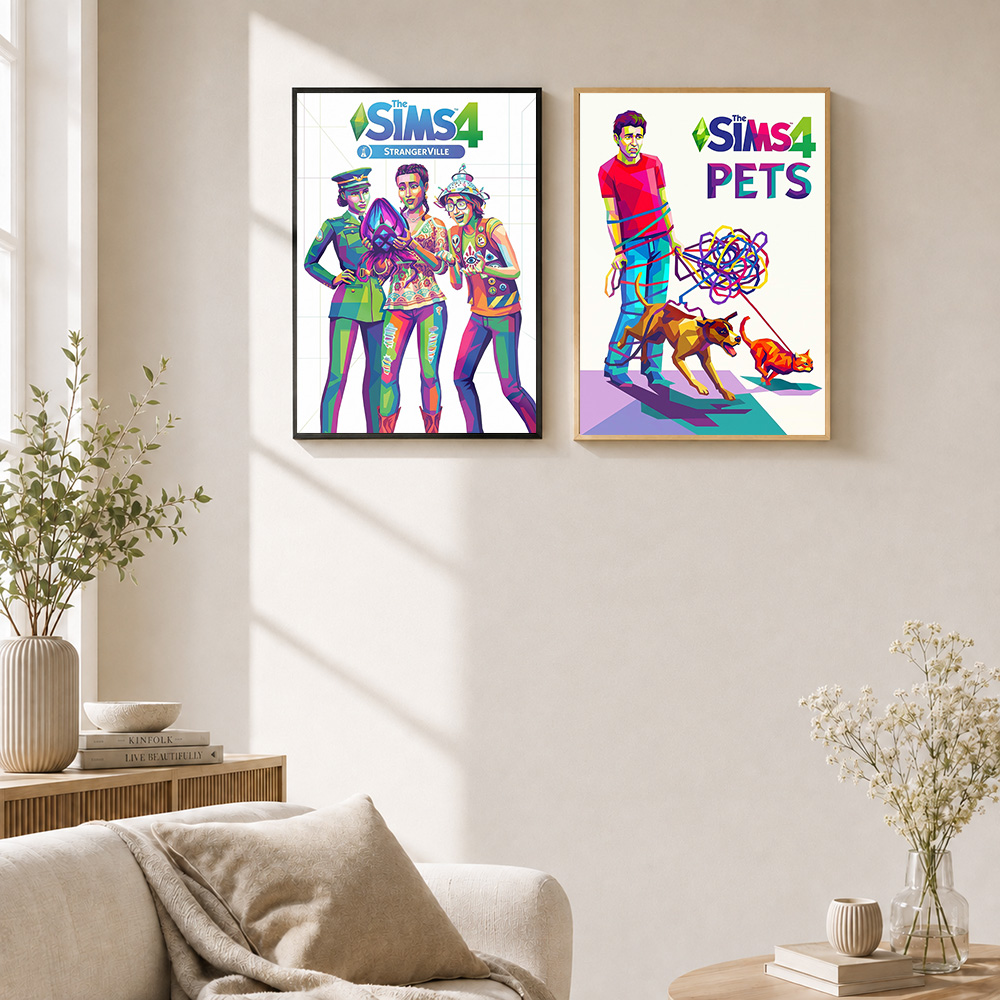 The Sims Metal Posters With Al - Home Office Room Inspiration 评论和价格