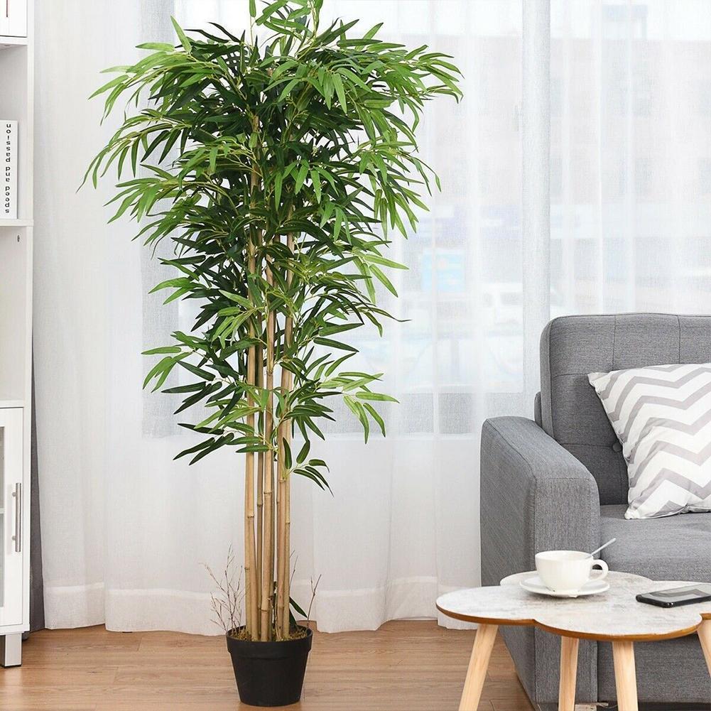 10pcs Artificial Green Bamboo  - Home Office Layout 评论和价格