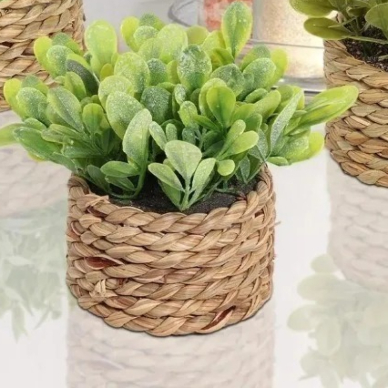 1pcs Woven Small Artificial Gr - Home Office Layout 评论和价格